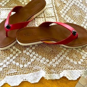 Coach  sandals worn only a couple times!  Excellent condition